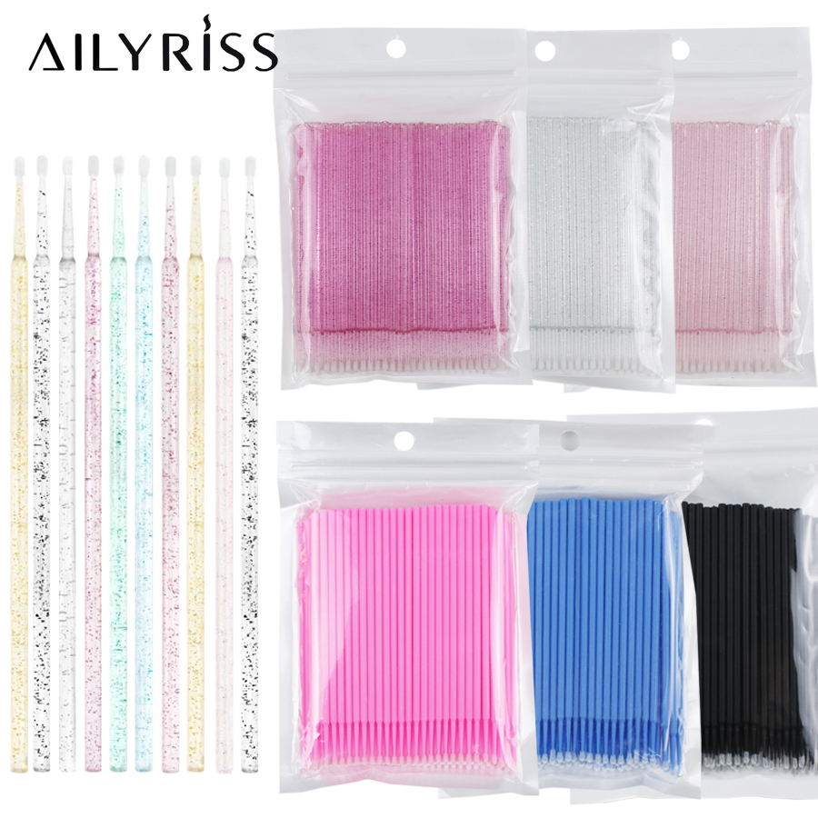Eyelash Extension Vendor - 500 ชิ้น/ล็อต Disposable Applicator Micro แปรงสําหรับ