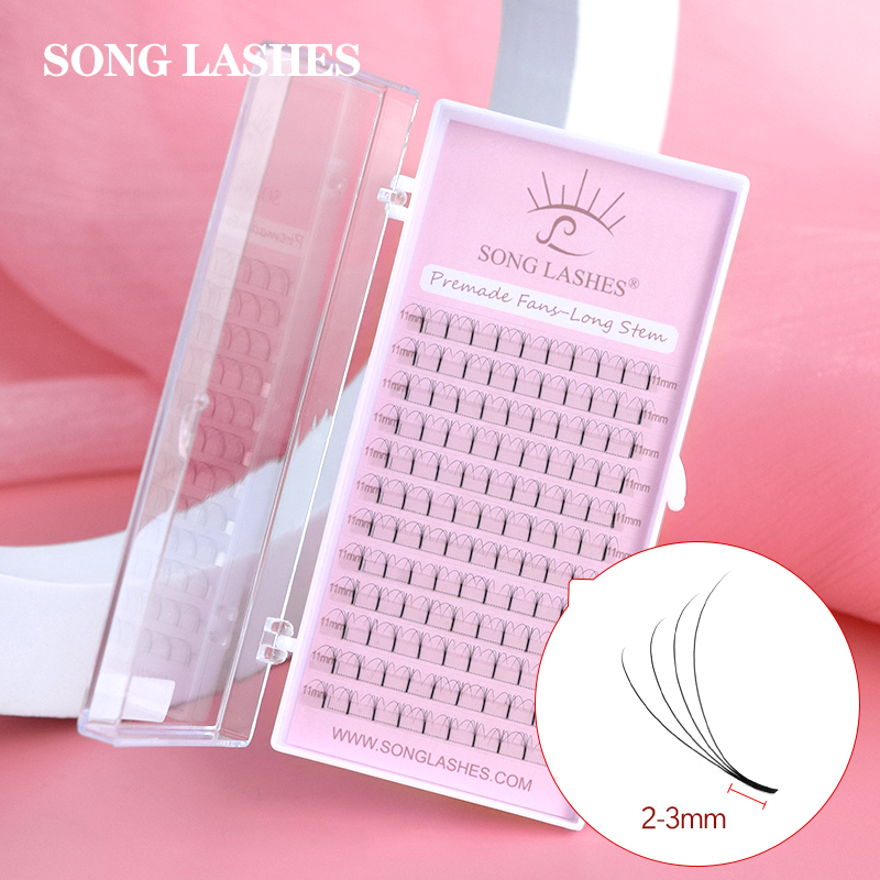 Eyelash Extension Russian Volume - SONGLASHES ยาวราก 2D to 6D แต่ละขนตาขนตาปลอม