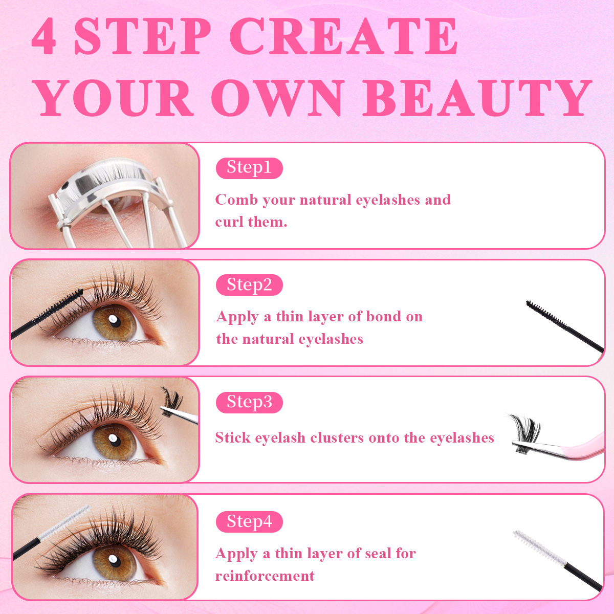กาวติดขนตาแบบกลุ่ม 2 in 1 ขนาด - Eyelash Extension Last บทวิจารณ์และราคา
