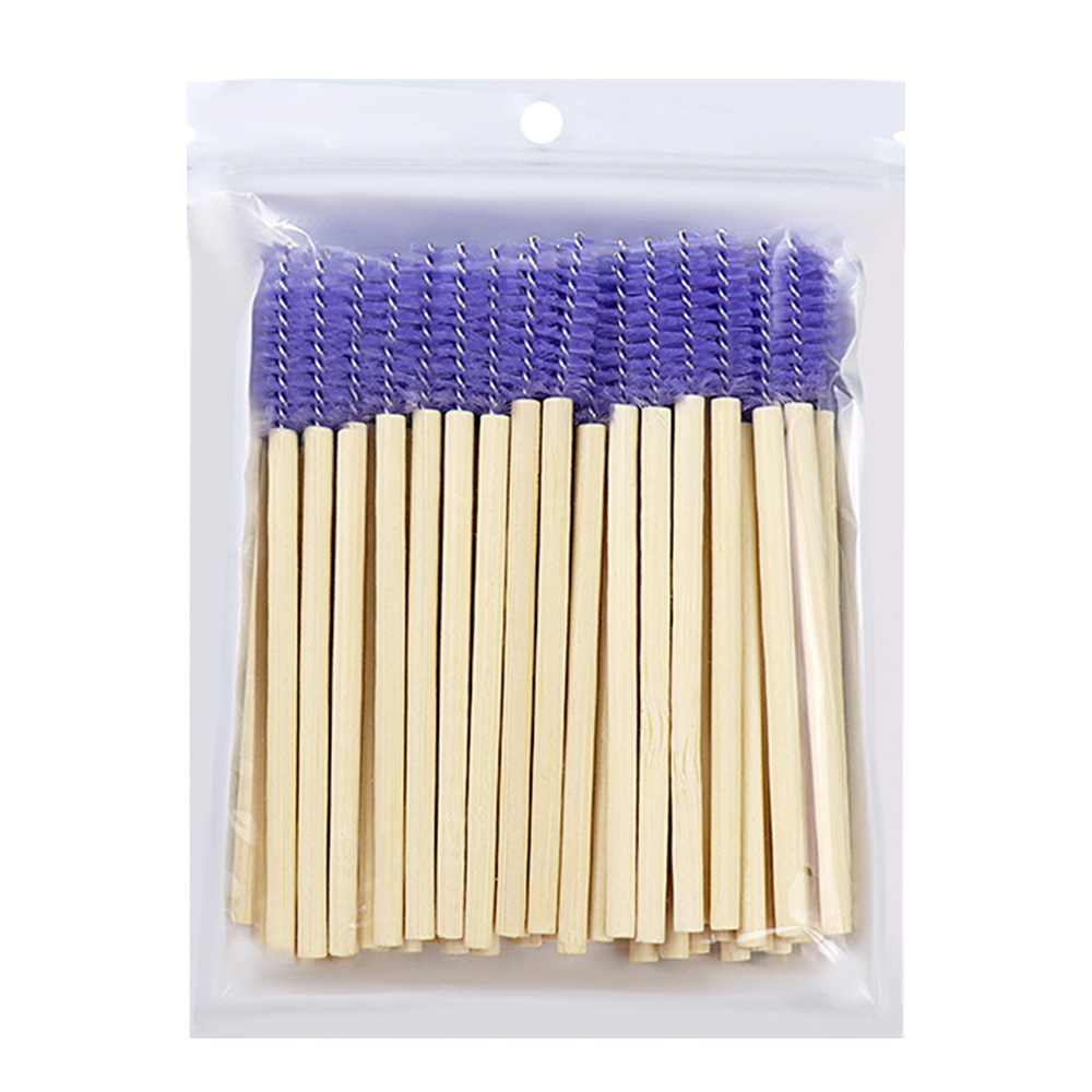 แปรงปัดมาสคาร่าด้ามไม้ไผ่ 50 ช - Eyelash Extension Vendor บทวิจารณ์และราคา