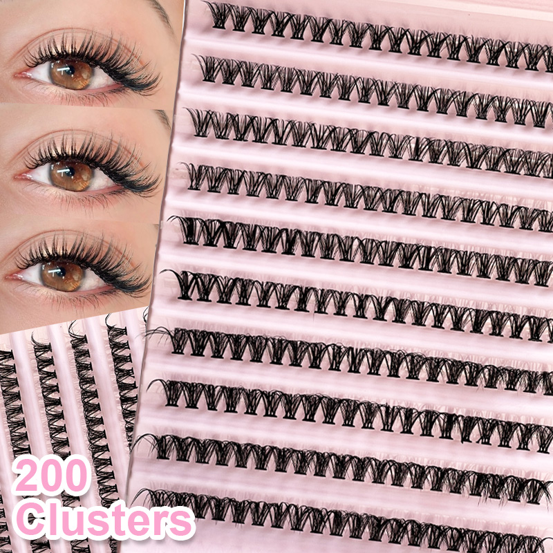 ขนตาปลอมแบบช่อ 8-16 มม. 200 ชิ - Eyelash Extension Vendor บทวิจารณ์และราคา