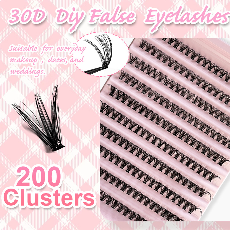 ขนตาปลอมแบบช่อ 8-16 มม. 200 ชิ - Eyelash Extension Vendor บทวิจารณ์และราคา