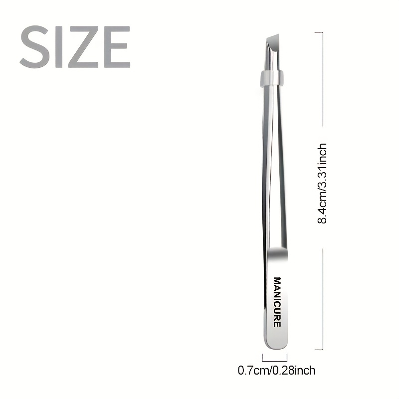 แหนบสแตนเลสแบบเฉียงพร้อมปลายกั - Lash Extension Tweezers บทวิจารณ์และราคา