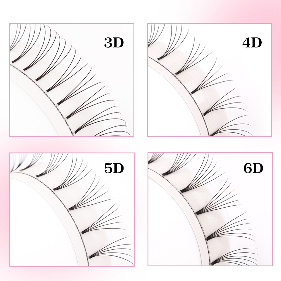 AGUUD นุ่มธรรมชาติ Premade ปริ - Eyelash Extension Russian Volume บทวิจารณ์และราคา
