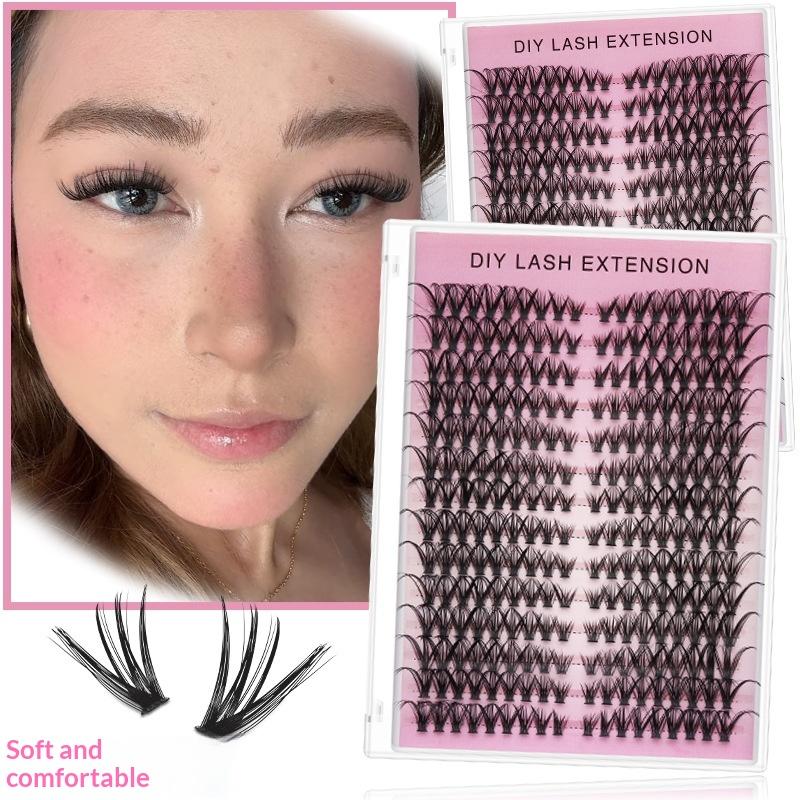 ขนตาปลอมแบบ DIY 20 ชิ้น ต่อขนต - Eyelash Extension Look บทวิจารณ์และราคา