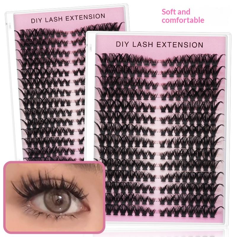 ขนตาปลอมแบบ DIY 20 ชิ้น ต่อขนต - Eyelash Extension Look บทวิจารณ์และราคา