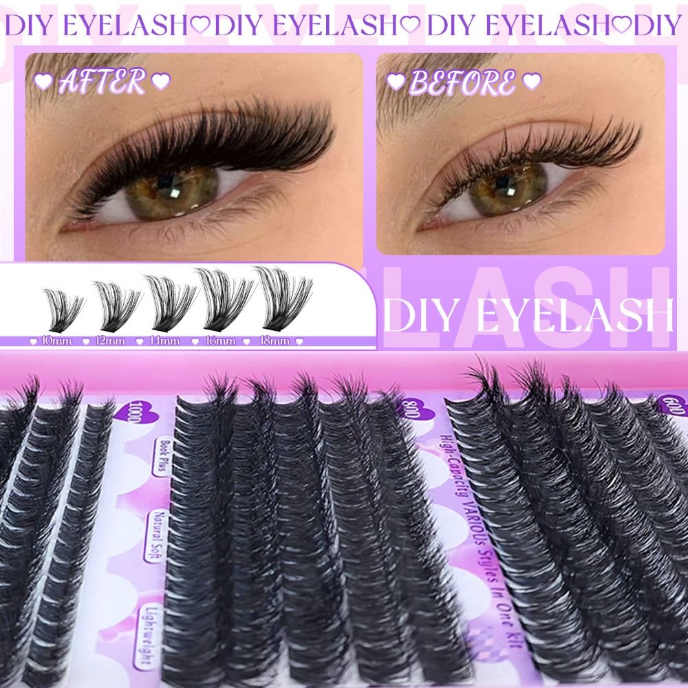 ขนตาปลอมแบบติดกาวและซีล ความยา - Eyelash Extension Look บทวิจารณ์และราคา