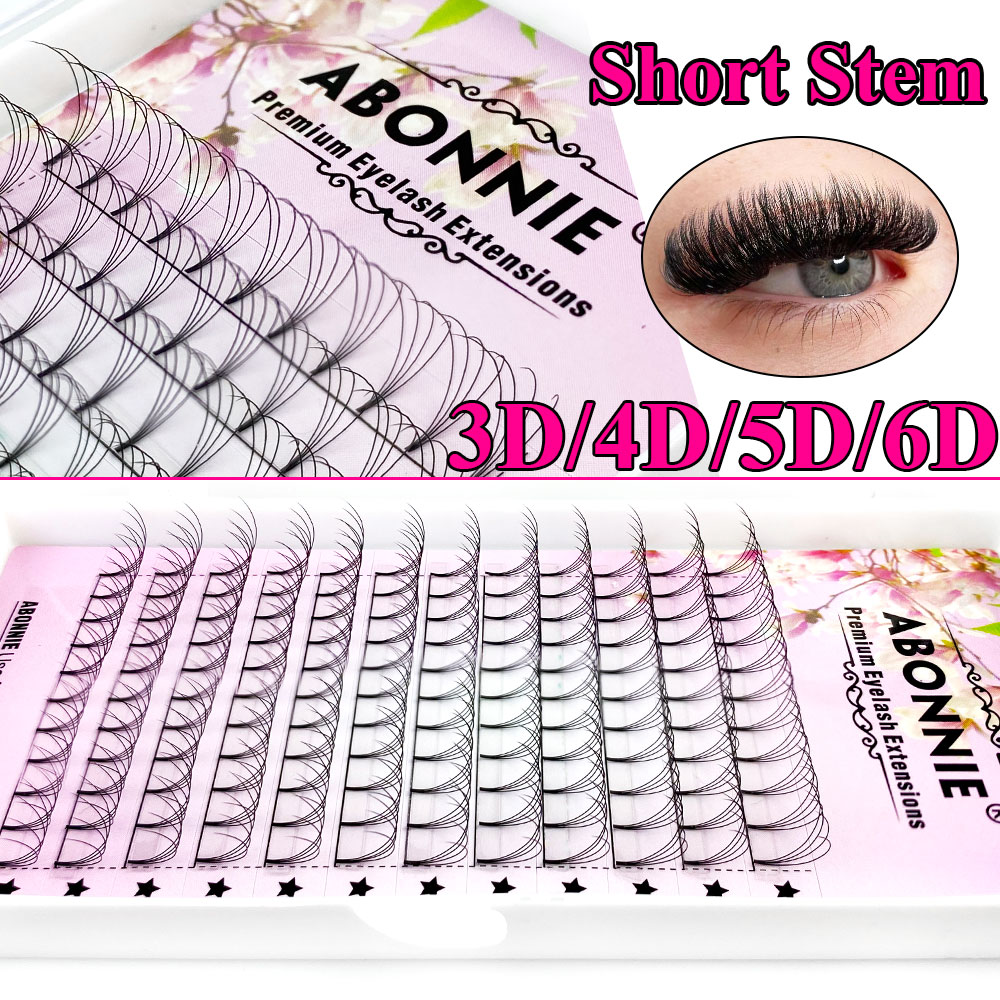 ขนตาปลอม Abonnie 6D Narrow Fan - Eyelash Extension Russian Volume บทวิจารณ์และราคา