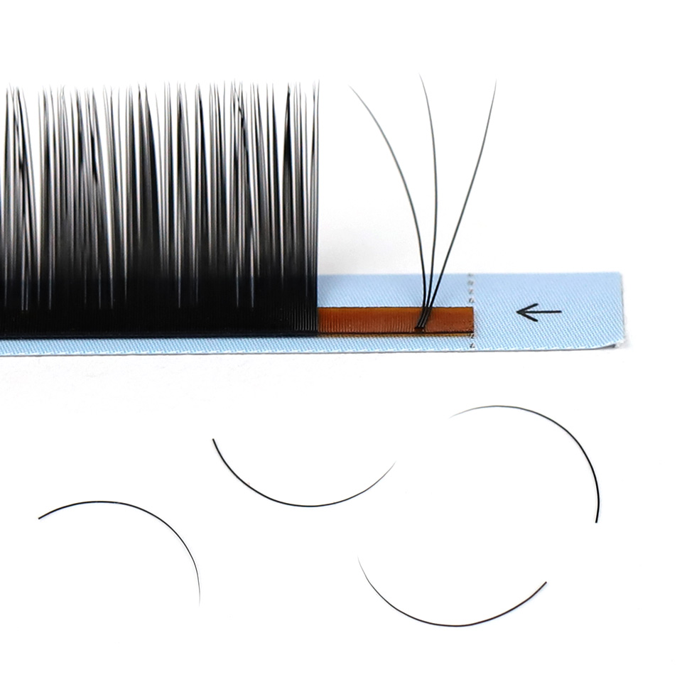 Aguud ขนตาปลอม16แถวยาว16-20มม. - Eyelash Extension Russian Volume บทวิจารณ์และราคา