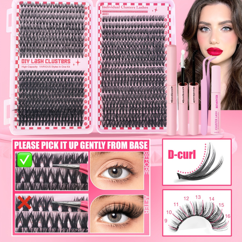 740/200pcsCluster Eyelash Exte - Lash Extension Tweezers บทวิจารณ์และราคา
