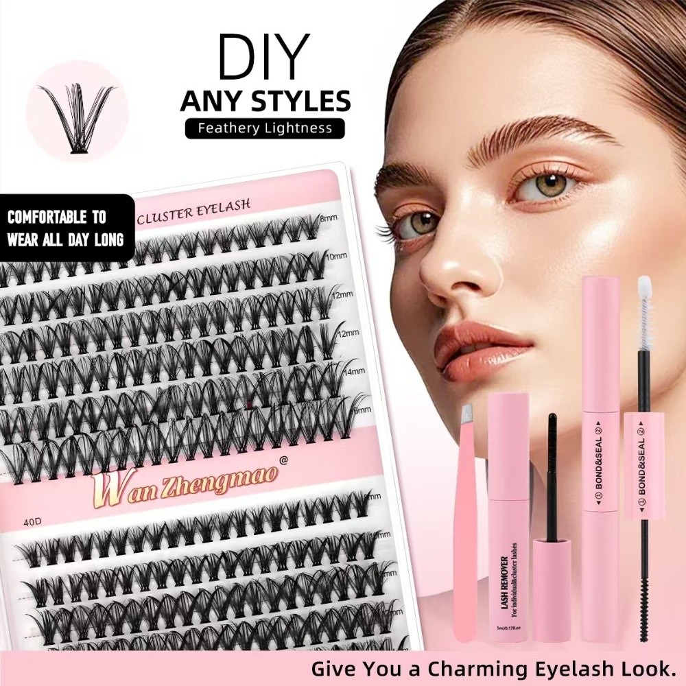 ขนตาปลอมแบบธรรมชาติ ความยาว 8- - Eyelash Extension Look บทวิจารณ์และราคา