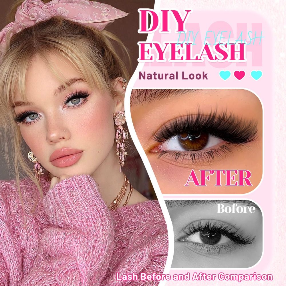 ชุดต่อขนตาปลอมแบบธรรมชาติ ดีไซ - Eyelash Extension Look บทวิจารณ์และราคา