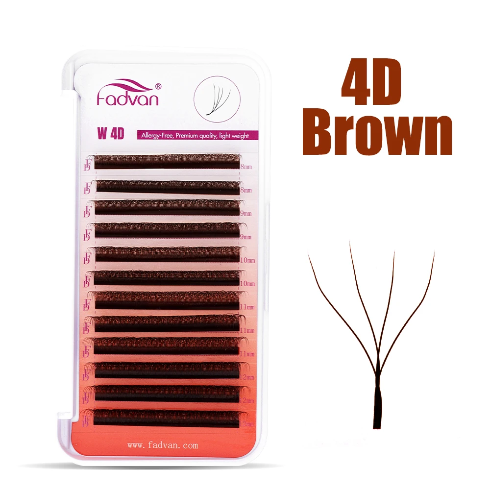 FADVAN สีน้ําตาล 3D/4D W รูปร่ - Eyelash Extension Last บทวิจารณ์และราคา