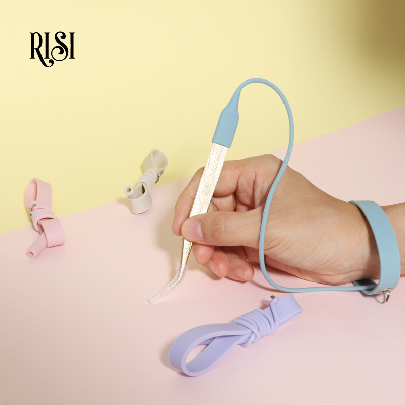 คีมหนีบตัวต่อขนตาซิลิโคน rizi  - Lash Extension Tweezers บทวิจารณ์และราคา