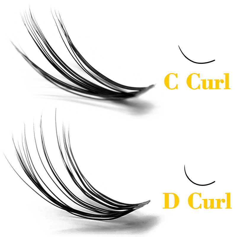 Kimcci 60 Bundles Mink Eyelash - Eyelash Extension Russian Volume บทวิจารณ์และราคา